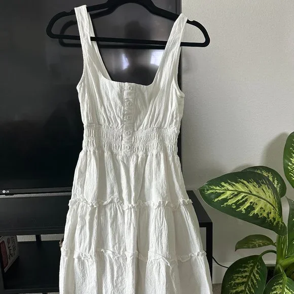 Urban Outfitters | Dresses | Uo Heather Tiered Ruffle Mini Dress | Poshmark